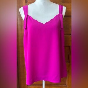Skies Are Blue Fuchsia Camisole Top